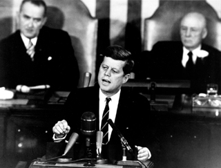 President John F. Kennedy, May 25, 1961